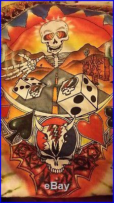 Grateful Dead T- Shirt SILVER BOWL Vintage Tie Dye 1994 Las Vegas NV