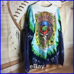 Grateful Dead T Shirt'Terrapin Station' Long Sleeve Tie Dye Size XXL 1999