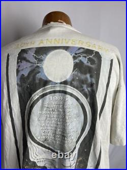 Grateful Dead T Shirt VTG 1995 Summer Final Tour Richard Biffle GDM XL Thrashed
