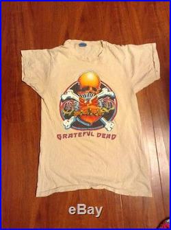 Grateful Dead T-shirt vintage RARE Rock concert T-shirt 80s Jerry Garcia