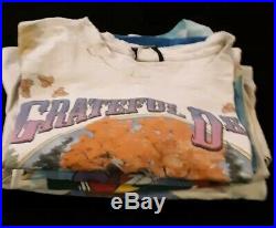Grateful Dead T-shirts Liquid Blue Size Xl Vintage T shirt Lot of 4 shirts