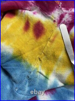 Grateful Dead Tie Dye Shirt Deadheads Cafe Vintage Haight Ashbury READ CONDITION