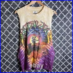 Grateful Dead Tie Dye T Shirt 1994 Fall Tour Furst Of A Kind Tammy Schatz Large