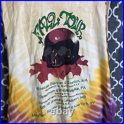 Grateful Dead Tie Dye T Shirt 1994 Fall Tour Furst Of A Kind Tammy Schatz Large