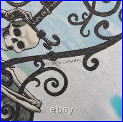 Grateful Dead Tie-Dye T-Shirt 1995 30 Years Skeleton Roses Anniversary Original