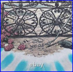 Grateful Dead Tie-Dye T-Shirt 1995 30 Years Skeleton Roses Anniversary Original