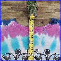 Grateful Dead Tie-Dye T-Shirt 1995 30 Years Skeleton Roses Anniversary Original