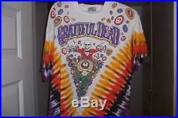 Grateful Dead Tie Dyed XL T-Shirt May 1992 Las Vegas by Liquid Blue