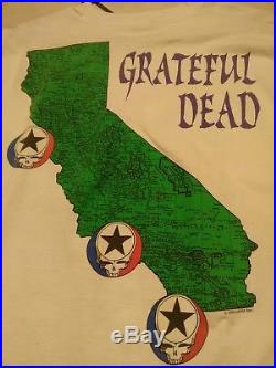 Grateful Dead Tour Shirt 93 Rare Mens sz XL Vintage Made in USA Liquid Blue GDM