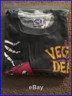 Grateful Dead VTG T-Shirt 1992 GDM Las Vegas Tour Shirt NOS Super Rare! XL