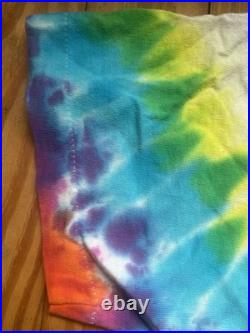 Grateful Dead Vintage 1991 Spring Tour Tie-Dye Juggling Bear Shirt Sz LG
