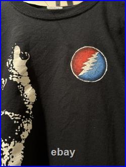 Grateful Dead Vintage 1996 Long Sleeve Black Dire Wolf Tee Shirt Size XL