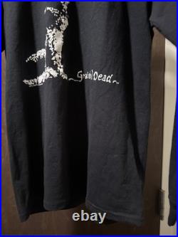 Grateful Dead Vintage 1996 Long Sleeve Black Dire Wolf Tee Shirt Size XL