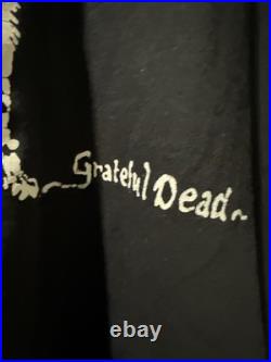 Grateful Dead Vintage 1996 Long Sleeve Black Dire Wolf Tee Shirt Size XL