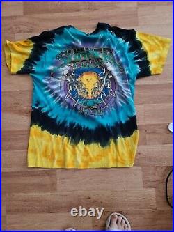 Grateful Dead Vintage 90s Summer Tour Shirt Mosaic Art 1991 Single Stitch