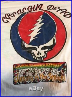 Grateful Dead Vintage Concert T Shirt Summer 1989 Tour