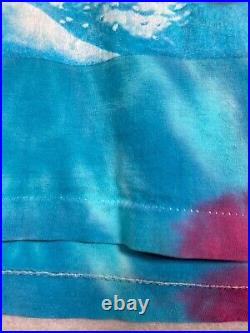 Grateful Dead Vintage Powderman Tee t-shirt LARGE Tie Dye Single Stitch 90s Ski