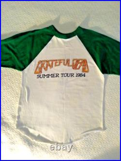 Grateful Dead Vintage Raglan Sleeve Summer Tour 94 Size Medium Excellent
