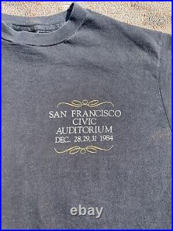 Grateful Dead Vintage T Shirt 1984-85 New Years Eve. Please Read Description
