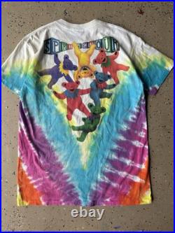 Grateful Dead Vintage T-Shirt Liquid Blue 90s Jerry Garcia Single Stitch