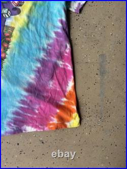 Grateful Dead Vintage T-Shirt Liquid Blue 90s Jerry Garcia Single Stitch
