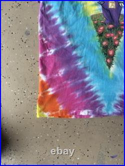 Grateful Dead Vintage T-Shirt Liquid Blue 90s Jerry Garcia Single Stitch