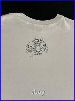 Grateful Dead Vintage Tee Shirt 80s 90s Rock Bone Headz 1991 Hey Now Productions