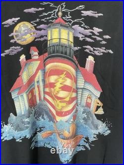 Grateful Dead Vintage Wayne Damage Lighthouse Tee Shirt Men's XL Made In USA