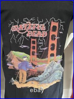 Grateful Dead Vintage Wayne Damage Lighthouse Tee Shirt Men's XL Made In USA