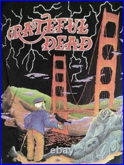 Grateful Dead Vintage Wayne Damage Lighthouse Tee Shirt Men's XL Made In USA