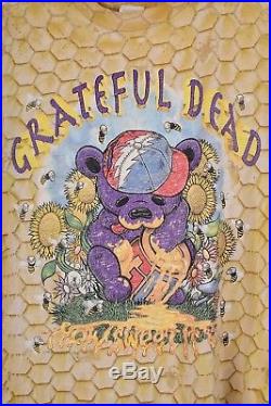 Grateful Dead Vtg 90s 1995 How Sweet It Is Spell Out Graphic Band Tee T Shirt L