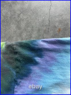 Grateful Dead XL 1995 Summer Tour Sunflowers Turtles White Liquid Blue T-shirt