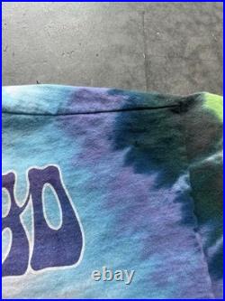 Grateful Dead XL 1995 Summer Tour Sunflowers Turtles White Liquid Blue T-shirt