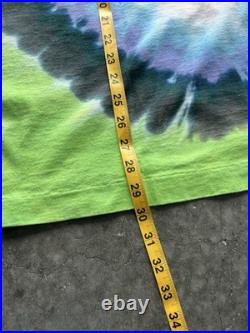 Grateful Dead XL 1995 Summer Tour Sunflowers Turtles White Liquid Blue T-shirt