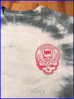 Grateful Dead X Wonders of Black Flag tie dye t shirt size L supreme nas