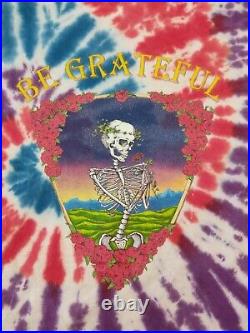 Grateful Dead jerry garcial tie dye long sleeve shirt large unisex rare