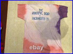 Grateful Dead sacramento 1984 lacoste sz xl vintage shirt rare