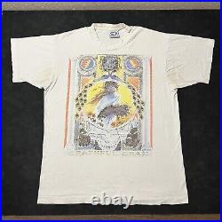 Grateful Dead shirt Vintage 90s Anniversary Tour Liquid Blue Salvador Dali Art