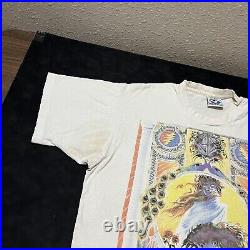 Grateful Dead shirt Vintage 90s Anniversary Tour Liquid Blue Salvador Dali Art