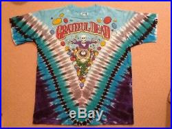 Grateful Dead shirt vintage 1991 GDM Brockum Liquid Blue Las Vegas Santana Rare