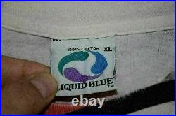 Grateful Dead vtg 1993 Single Stitch Liquid Blue Chris Pinkerton t shirt Men XL
