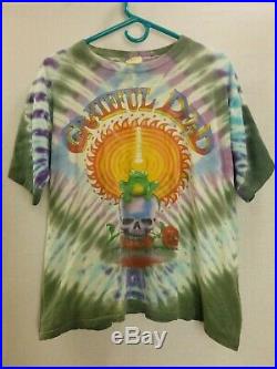 Grateful Dead vtg sapo DMT frog t-shirt band seventies 80s prentiss UsA large L