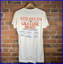 Grateful Dead x Bob Dylan Vintage Shirt RARE Screen Stars
