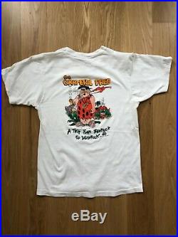 Grateful Fred Flintsone Grateful Dead Vintage Shirt DeadRock Stoner Single Stitc