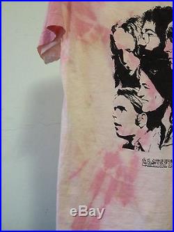 Grateful dead T shirt Vtg Jerry Garcia 80s Tie Dye Rock Folk band tour XL #0062