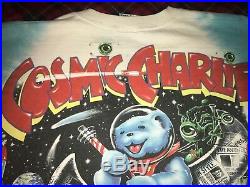 Grateful dead shirt rare 1997 Cosmic Charlie Liquid Blue XL