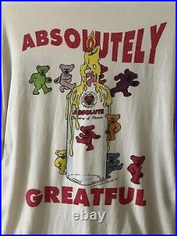 Grateful dead shirt vintage 1993 Absolutely Greatful