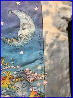 Grateful dead shirt vintage rare Mardi Gras 95' Blue Tie Dye XLarge