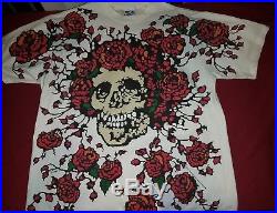 Grateful dead t shirt vintage 90s bertha all over roses brockum 1992