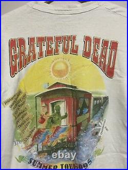 Grateful dead vintage shirt summer tour 1995 art XL